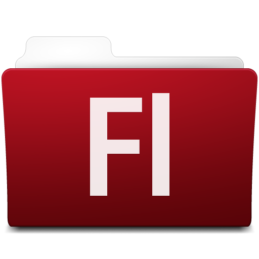 Adobe Flash Folder Icon 512x512 png